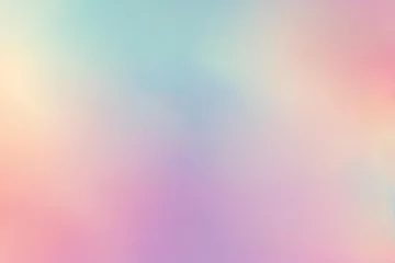 Fotobehang Abstract gradient smooth Blurred Pastel background image © possawat