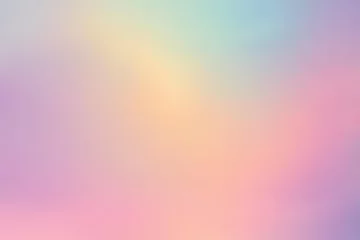 Poster Abstract gradient smooth Blurred Pastel background image © possawat