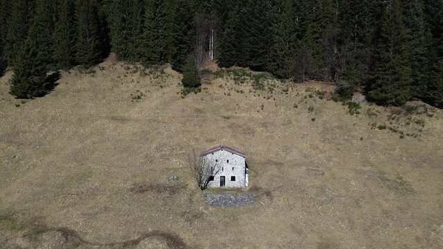 Presencia de Dios y casa de reposo, Betania en drone. 