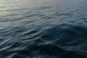 Soft surface of water