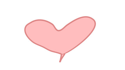 speech bubble shape with white background. space for text. abstract blank area for rill text of font.