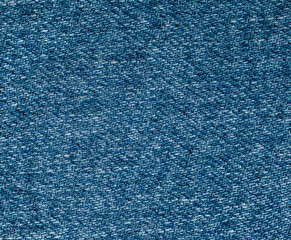 Denim blue jeans fabric texture background close-up fashion