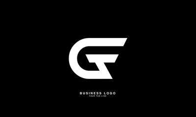GF, FG, G, F, Abstract Letters Logo Monogram