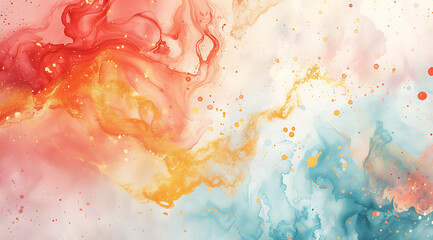 an abstract watercolor background in various colors i