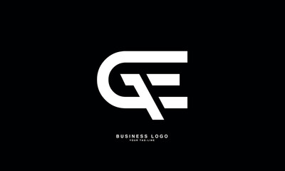 GE, EG, G, E, Abstract Letters Logo Monogram