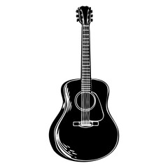 guitar musical instrument flat vector icon for music