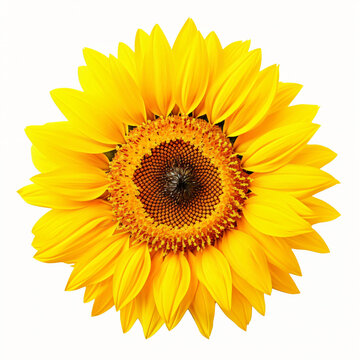 Bright Yellow Sunflower Design for Decorations