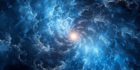 The Mesmerizing Blue Luminosity That Inspires The Formation Of An Accretion Disk. Сoncept Astrophysics, Accretion Disks, Blue Luminosity, Stellar Formation, Mesmerizing Phenomena
