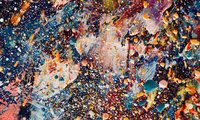 abstract background wallpaper. Modern motif visual art. Mixtures of oil paint. Trendy hand painting canvas. Wall decor and Wall art prints Idea. 3D Texture. Art object	