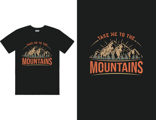Take me to the mountains design