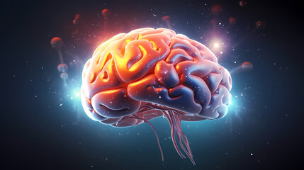 Obraz premium Creative and exciting concepts, bursting with great knowledge and creativity