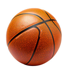 Basketball on white With png file.