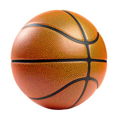 Basketball on white With png file.