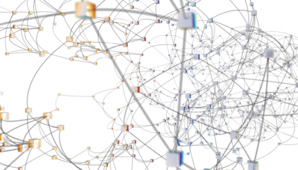 technology with polygonal shapes on dark blue background. Design digital technology