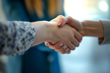 Handshake of people. It's a deal. 