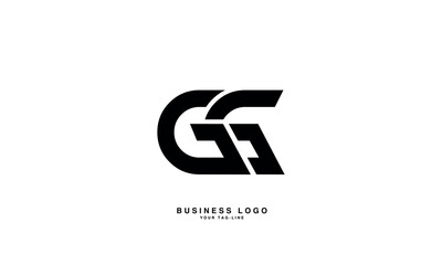 G, GG, Abstract Letters Logo Monogram