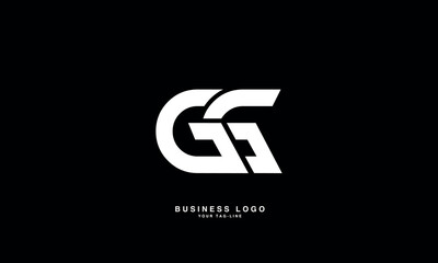 G, GG, Abstract Letters Logo Monogram