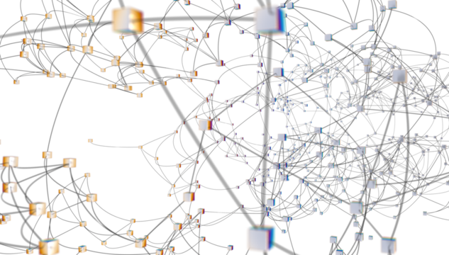 technology with polygonal shapes on dark blue background. Design digital technology