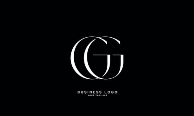 G, GG, Abstract Letters Logo Monogram