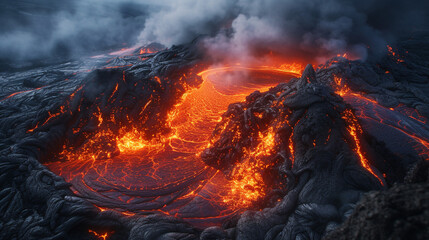 Eruption. Volcano. 