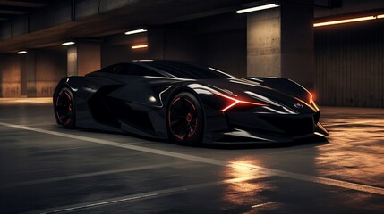 Obraz premium racing car on the road