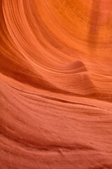 Vibrant Sandstone Canyon Textures, Arizona - Eye-Level View