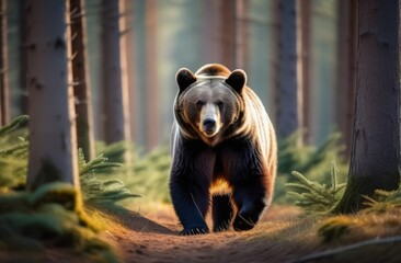 Fototapeta premium brown bear cub