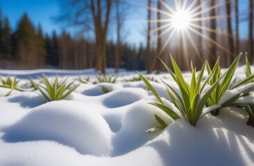 spring in the forest