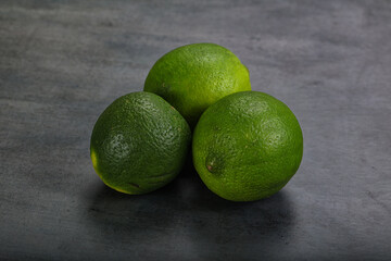 Green sour tropical Lime fruit