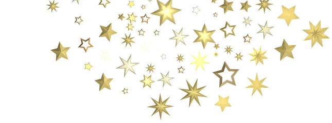 Christmas Star Plummet: Astonishing 3D Illustration Depicting Falling Holiday Stardust