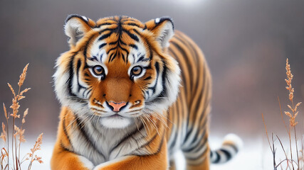 Naklejka premium Tiger in the jungle