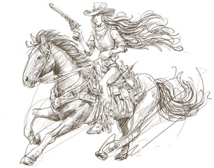 horse and rider © prasetiadp