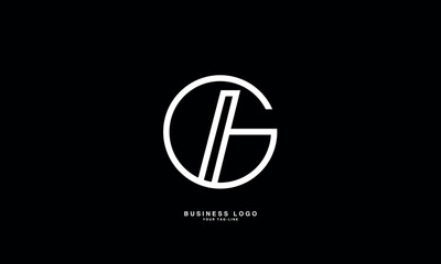 GI, IG, G, I, Abstract Letters Logo Monogram