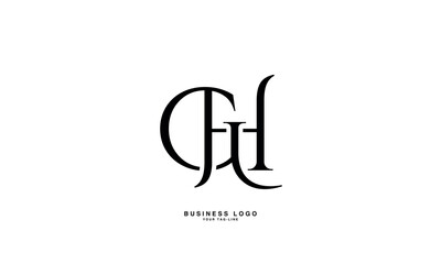 GH, HG, G, H, Abstract Logo monogram