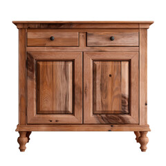 wooden cabinet isolated