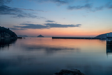 Fototapeta premium sunset over the sea