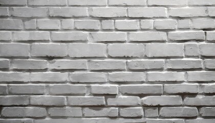 vintage white wash brick wall texture for design panoramic background for your text or image