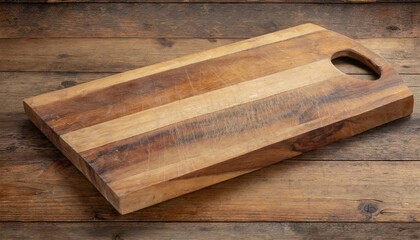 worn butcher block cutting and chopping board as background