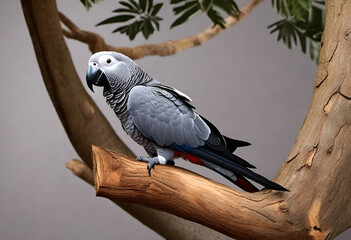 Obraz premium African grey parrot