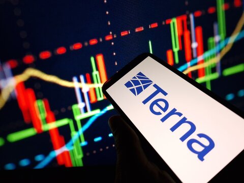 Konskie, Poland - February 05, 2024: Terna Group company logo displayed on mobile phone