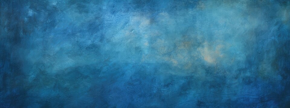 Textured deep blue background grunge, suitable for abstract art themes backdrop background. grunge textures for poster and banner design.
