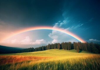 Naklejka premium Colorful Horizon Stretches