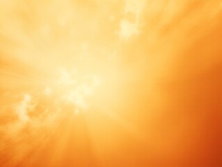 Naklejka na ściany i meble the sun is shining over an orange background
