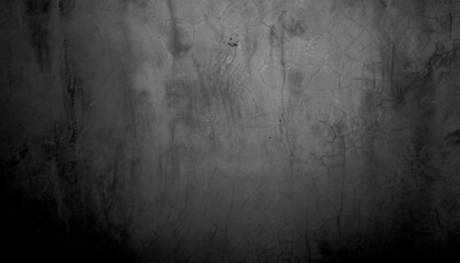 old wall texture cement dark black gray background abstract grey color design are light with white...