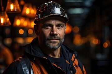 Technical Excellence: The White Industry Maintenance Engineer in This Portrait Showcases Proficiency and Expertise in Industrial Maintenance
