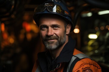 Crafting Reliability: The White Industry Maintenance Engineer in This Portrait Embodies Dependability and Precision in Industrial Maintenance