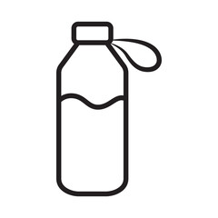 water bottle icon design vector template