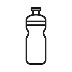 water bottle icon design vector template