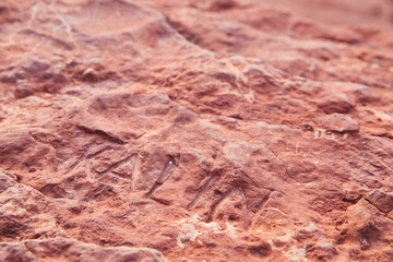 Red Rock Etching KALIN in Sedona Close-Up Texture Detail