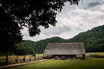 Die alte Scheune in den Bergen
